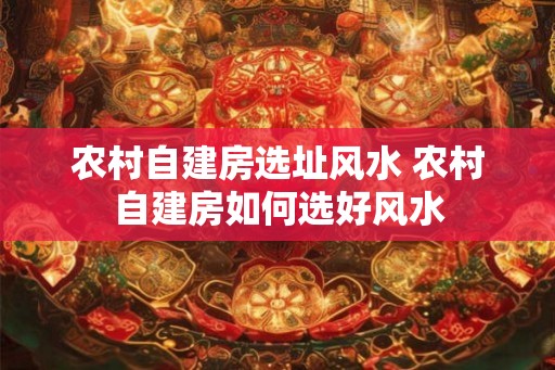 农村自建房选址风水 农村自建房如何选好风水