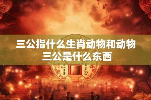 三公指什么生肖动物和动物 三公是什么东西