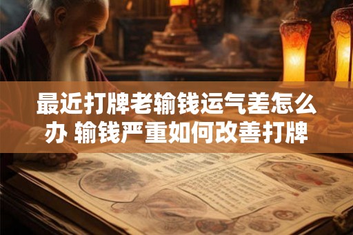最近打牌老输钱运气差怎么办 输钱严重如何改善打牌运气