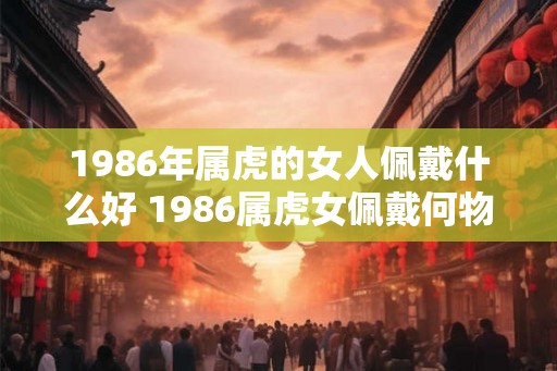 1986年属虎的女人佩戴什么好 1986属虎女佩戴何物好
