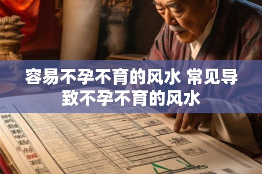 容易不孕不育的风水 常见导致不孕不育的风水