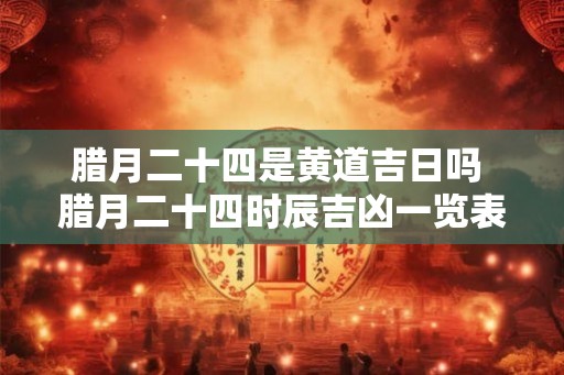 腊月二十四是黄道吉日吗 腊月二十四时辰吉凶一览表