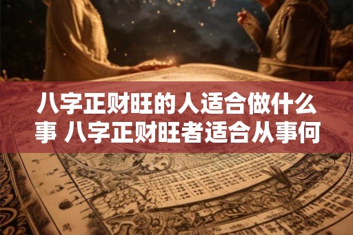 八字正财旺的人适合做什么事 八字正财旺者适合从事何职业 八字正财旺的人适合做什么事 八字正财旺者适合从事何职业