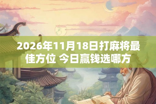 2026年11月18日打麻将最佳方位 今日赢钱选哪方