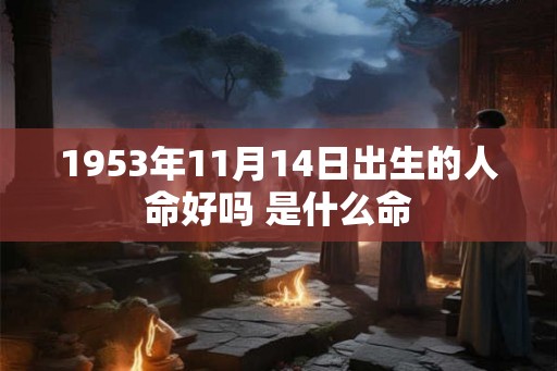 1953年11月14日出生的人命好吗 是什么命 1953年11月14日出生的人命好吗 是什么命
