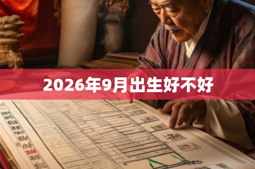 2026年9月出生好不好