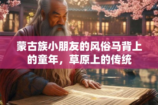 蒙古族小朋友的风俗马背上的童年，草原上的传统