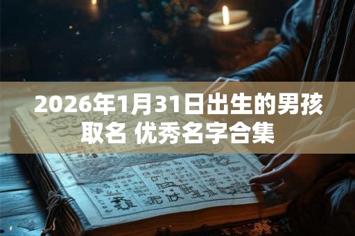 2026年1月31日出生的男孩取名 优秀名字合集 2026年1月31日出生的男孩取名 优秀名字合集
