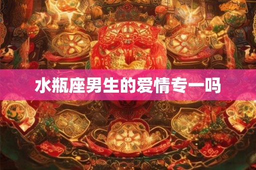 水瓶座男生的爱情专一吗