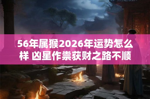 56年属猴2026年运势怎么样 凶星作祟获财之路不顺畅 56年属猴2026年运势怎么样 凶星作祟获财之路不顺畅