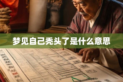 梦见自己秃头了是什么意思