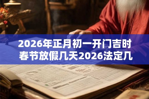 2026年正月初一开门吉时 春节放假几天2026法定几天 2026年正月初一开门吉时 春节放假几天2026法定几天