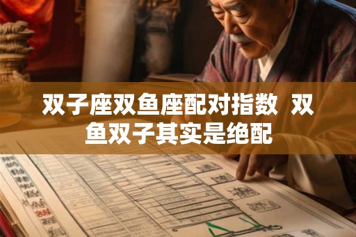双子座双鱼座配对指数  双鱼双子其实是绝配