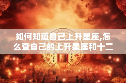 如何知道自己上升星座,怎么查自己的上升星座和十二宫？