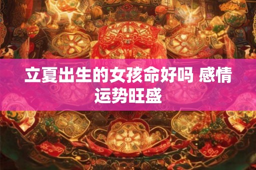 立夏出生的女孩命好吗 感情运势旺盛 立夏出生的女孩命好吗 感情运势旺盛