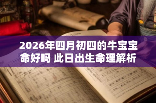 2026年四月初四的牛宝宝命好吗 此日出生命理解析 2026年四月初四的牛宝宝命好吗 此日出生命理解析