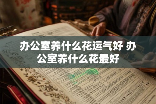 办公室养什么花运气好 办公室养什么花最好