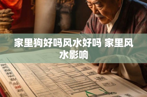 家里狗好吗风水好吗 家里风水影响
