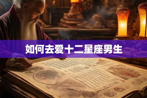 如何去爱十二星座男生