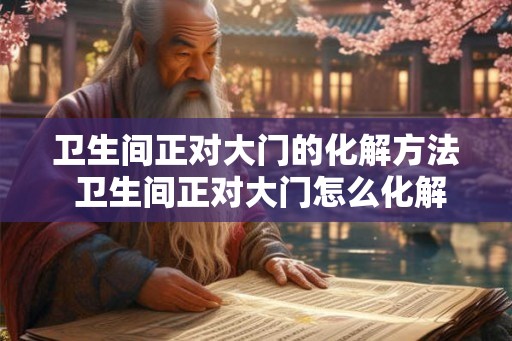 卫生间正对大门的化解方法 卫生间正对大门怎么化解