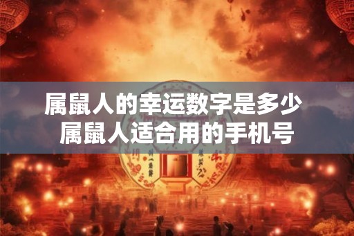 属鼠人的幸运数字是多少 属鼠人适合用的手机号 属鼠人的幸运数字是多少 属鼠人适合用的手机号