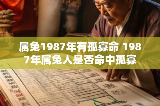 属兔1987年有孤寡命 1987年属兔人是否命中孤寡