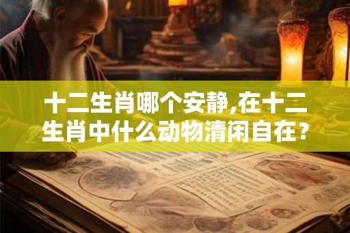 十二生肖哪个安静,在十二生肖中什么动物清闲自在？