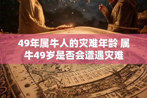 49年属牛人的灾难年龄 属牛49岁是否会遭遇灾难