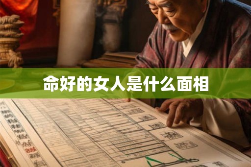 命好的女人是什么面相