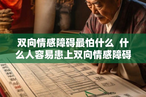 双向情感障碍最怕什么 什么人容易患上双向情感障碍 双向情感障碍最怕什么 什么人容易患上双向情感障碍