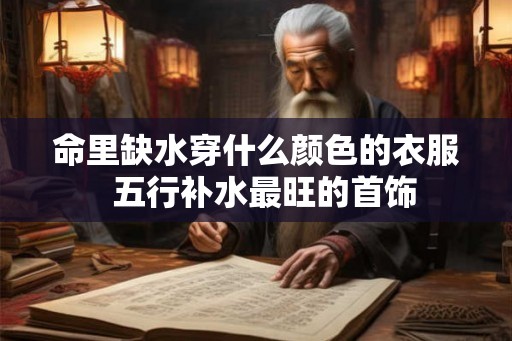 命里缺水穿什么颜色的衣服  五行补水最旺的首饰