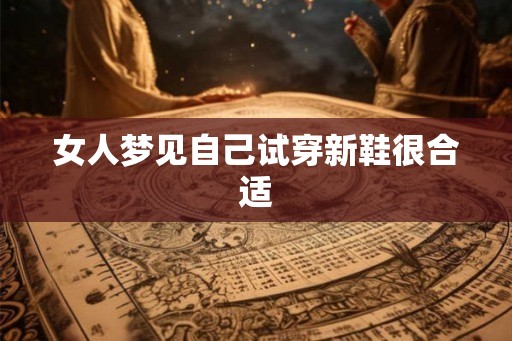 女人梦见自己试穿新鞋很合适