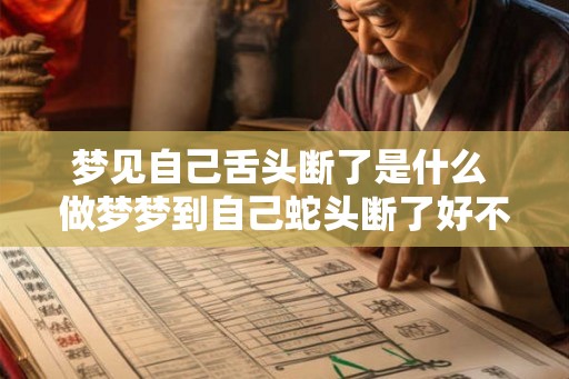 梦见自己舌头断了是什么 做梦梦到自己蛇头断了好不好