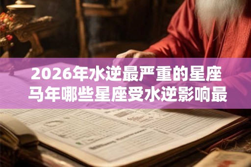 2026年水逆最严重的星座 马年哪些星座受水逆影响最重