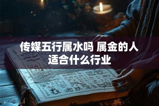 传媒五行属水吗 属金的人适合什么行业