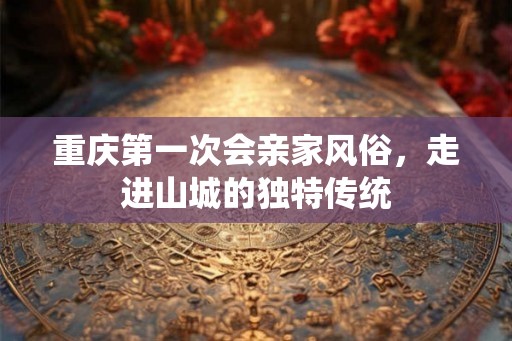 重庆第一次会亲家风俗，走进山城的独特传统