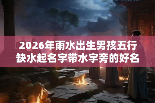 2026年雨水出生男孩五行缺水起名字带水字旁的好名字 2026年雨水出生男孩五行缺水起名字带水字旁的好名字