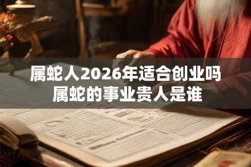 属蛇人2026年适合创业吗 属蛇的事业贵人是谁 属蛇人2026年适合创业吗 属蛇的事业贵人是谁