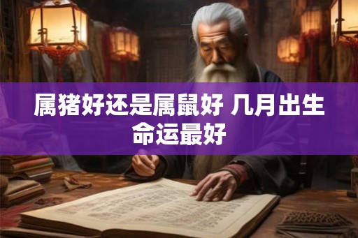 属猪好还是属鼠好 几月出生命运最好
