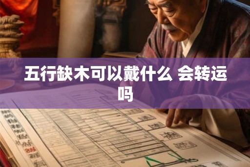 五行缺木可以戴什么 会转运吗 五行缺木可以戴什么 会转运吗