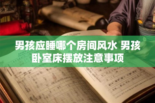 男孩应睡哪个房间风水 男孩卧室床摆放注意事项