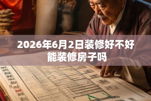 2026年6月2日装修好不好 能装修房子吗 2026年6月2日装修好不好 能装修房子吗