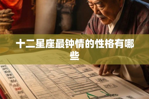 十二星座最钟情的性格有哪些 十二星座最钟情的性格有哪些