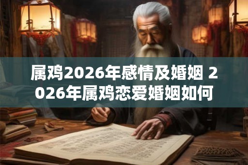 属鸡2026年感情及婚姻 2026年属鸡恋爱婚姻如何 属鸡2026年感情及婚姻 2026年属鸡恋爱婚姻如何