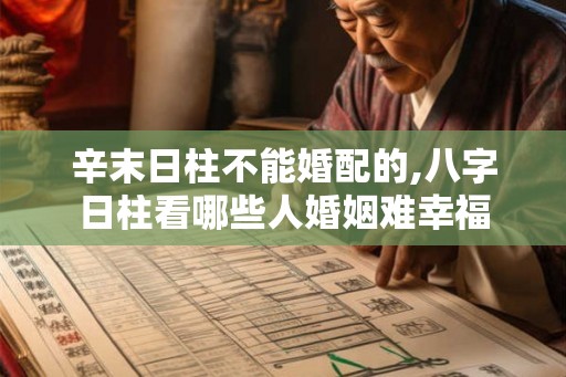 辛末日柱不能婚配的,八字日柱看哪些人婚姻难幸福
