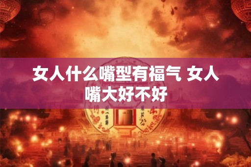 女人什么嘴型有福气 女人嘴大好不好