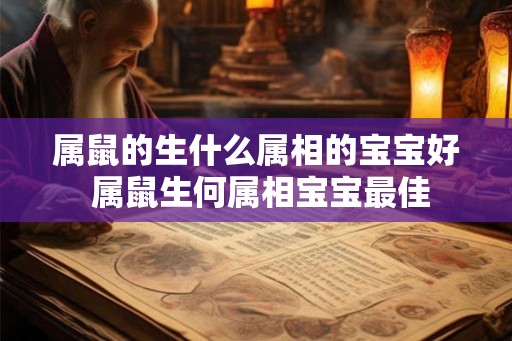 属鼠的生什么属相的宝宝好 属鼠生何属相宝宝最佳