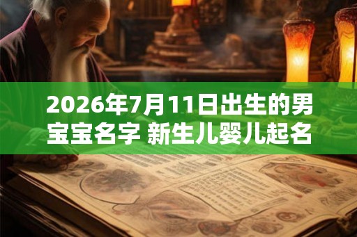 2026年7月11日出生的男宝宝名字 新生儿婴儿起名 2026年7月11日出生的男宝宝名字 新生儿婴儿起名