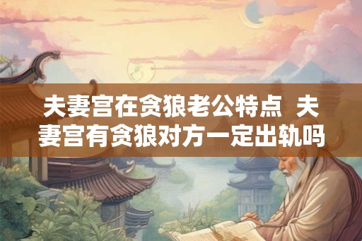 夫妻宫在贪狼老公特点  夫妻宫有贪狼对方一定出轨吗