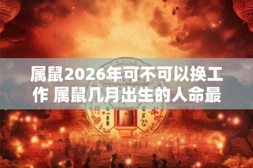 属鼠2026年可不可以换工作 属鼠几月出生的人命最好